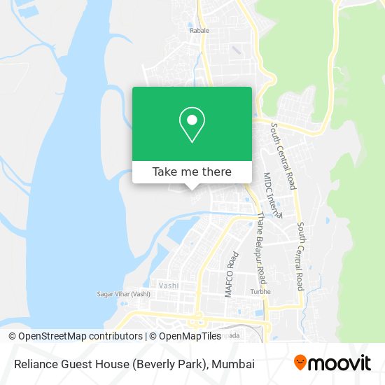 Reliance Guest House (Beverly Park) map
