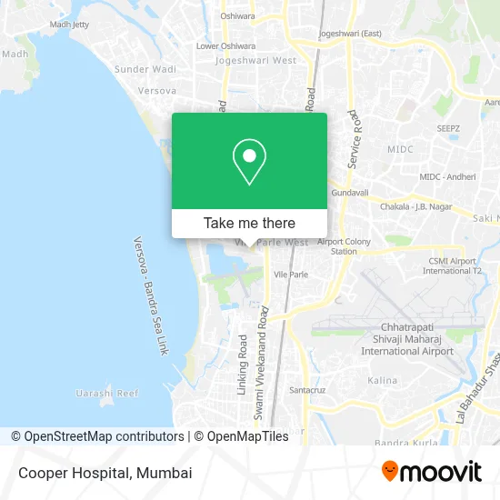 Cooper Hospital map
