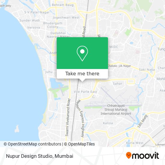 Nupur Design Studio map