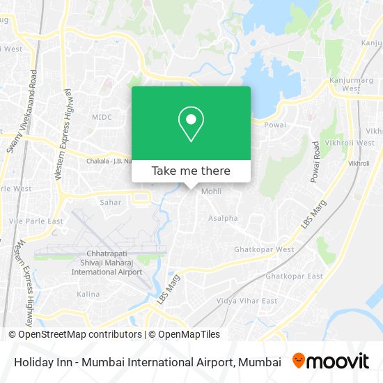 Holiday Inn - Mumbai International Airport map