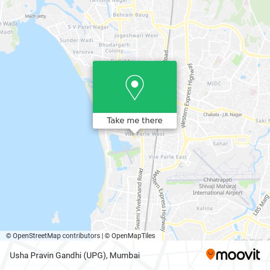 Usha Pravin Gandhi (UPG) map