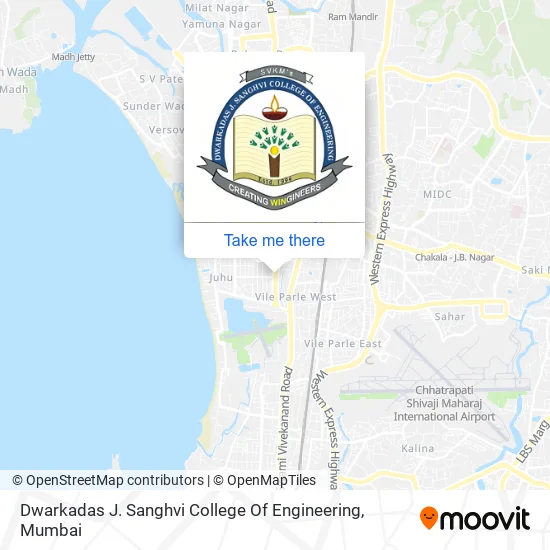 Dwarkadas J. Sanghvi College Of Engineering map