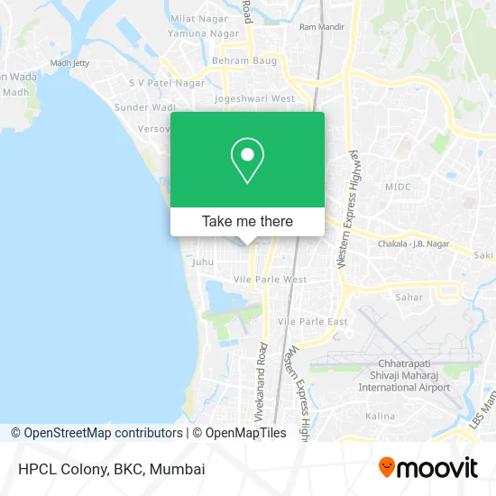 HPCL Colony, BKC map