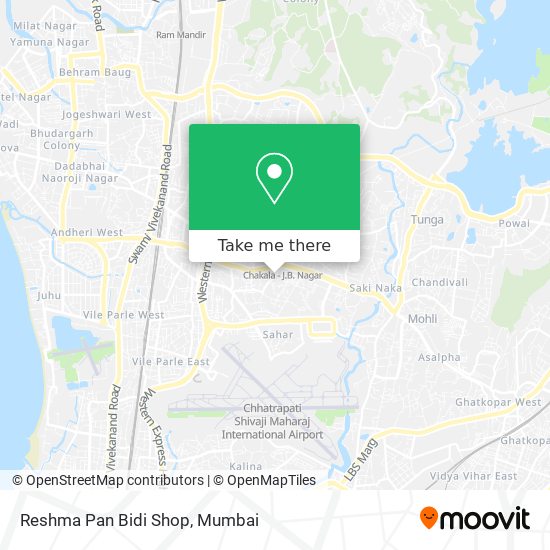 Reshma Pan Bidi Shop map