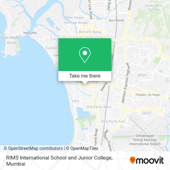 RIMS International School and Junior College map