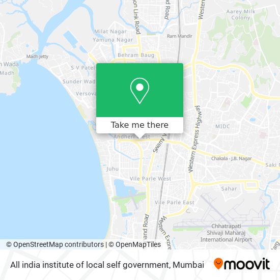 All india institute of local self government map