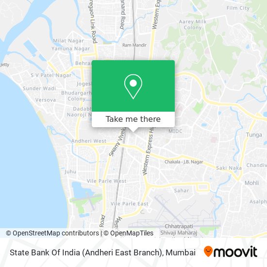 State Bank Of India (Andheri East Branch) map