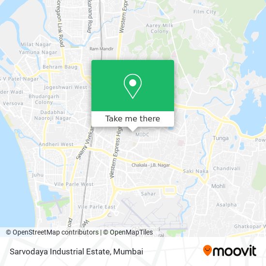 Sarvodaya Industrial Estate map