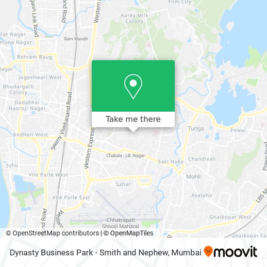 Dynasty Business Park - Smith and Nephew map