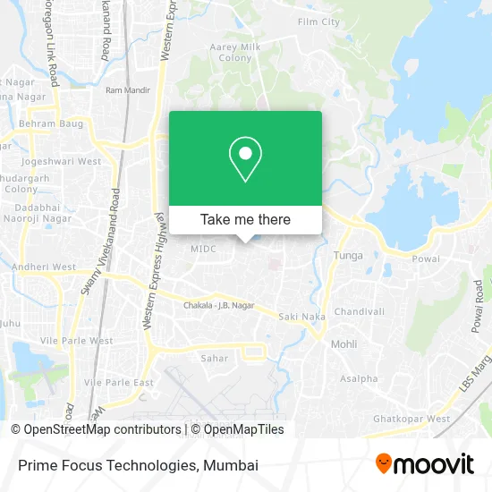 Prime Focus Technologies map