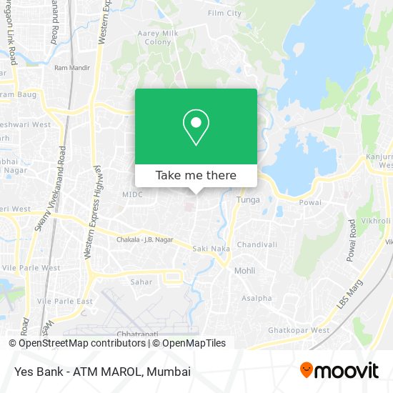 Yes Bank - ATM MAROL map