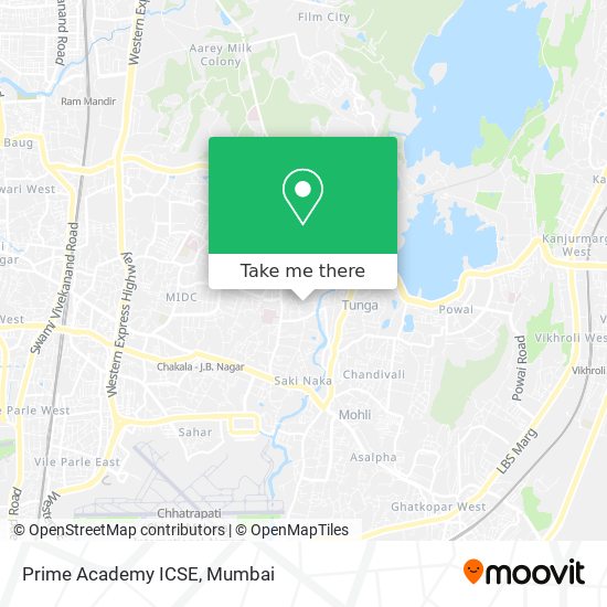 Prime Academy ICSE map