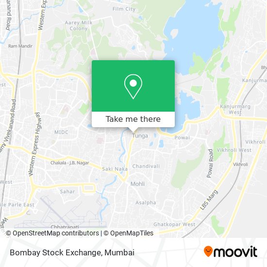 Bombay Stock Exchange map