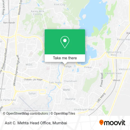 Asit C. Mehta Head Office map