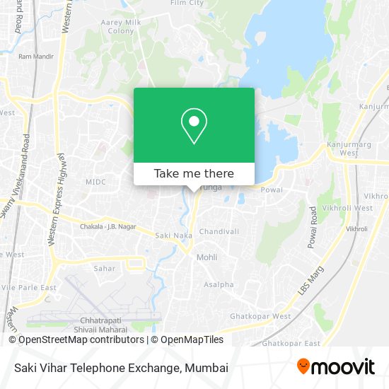 Saki Vihar Telephone Exchange map
