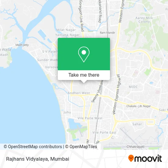 Rajhans Vidyalaya map