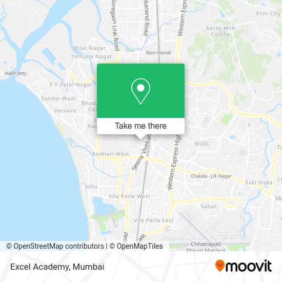 Excel Academy map