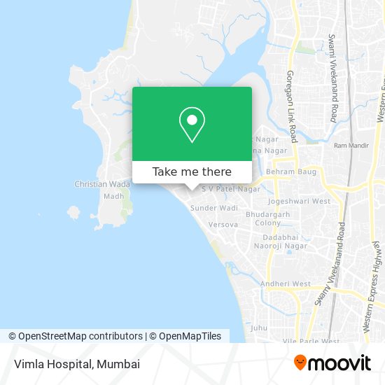 Vimla Hospital map