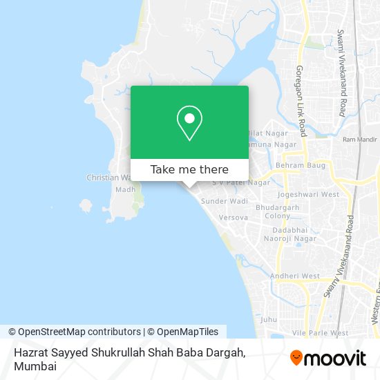 Hazrat Sayyed Shukrullah Shah Baba Dargah map