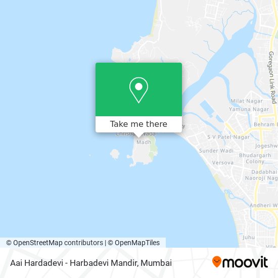Aai Hardadevi - Harbadevi Mandir map