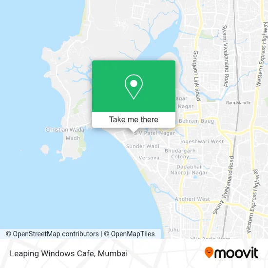 Leaping Windows Cafe map