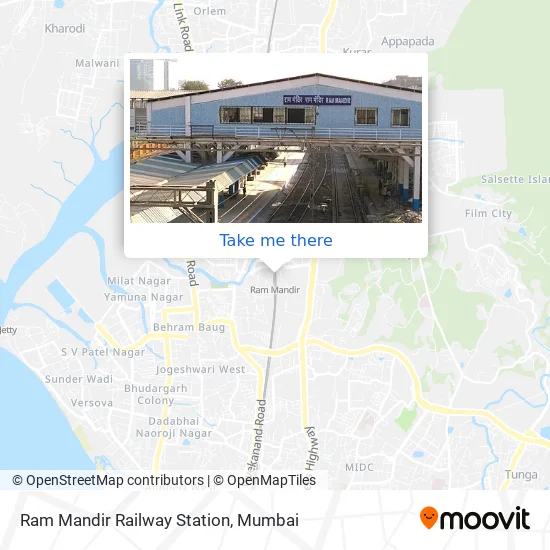 Ram Mandir Railway Station map