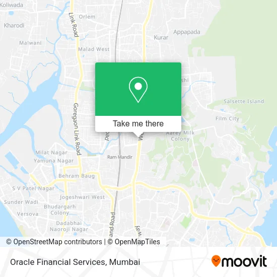 Oracle Financial Services map