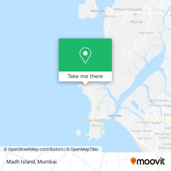 Madh Island map