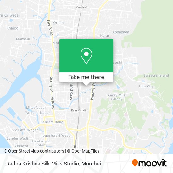 Radha Krishna Silk Mills Studio map