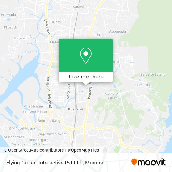 Flying Cursor Interactive Pvt Ltd. map