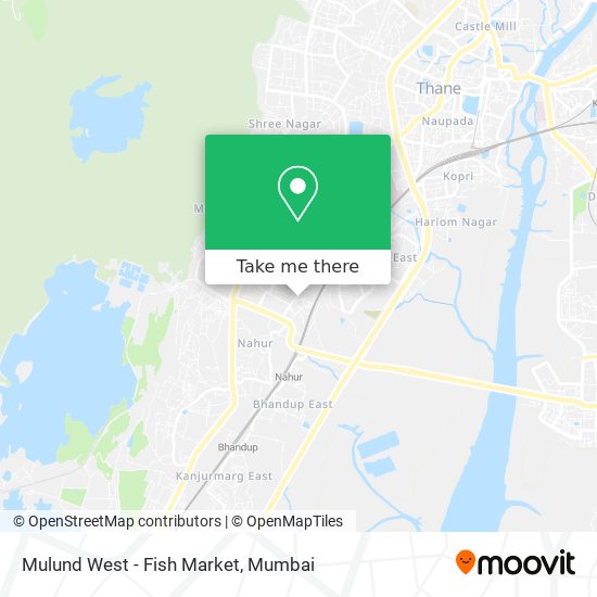 Mulund West - Fish Market map