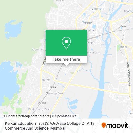 Kelkar Education Trust's V.G.Vaze College Of Arts, Commerce And Science map