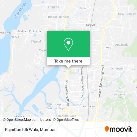 RajniCan Idli Wala map