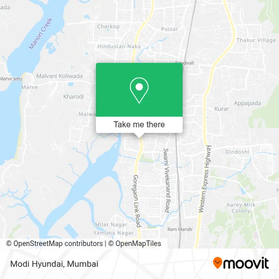 Modi Hyundai map