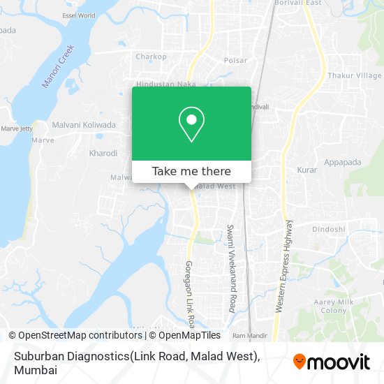 Suburban Diagnostics(Link Road, Malad West) map