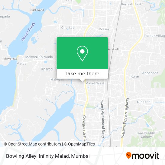 Bowling Alley: Infinity Malad map