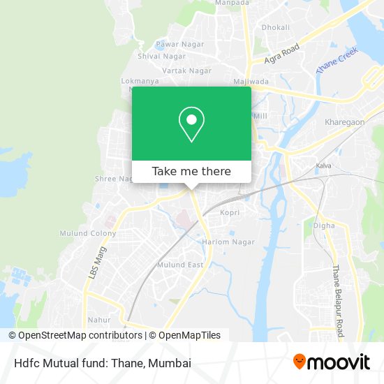 Hdfc Mutual fund: Thane map