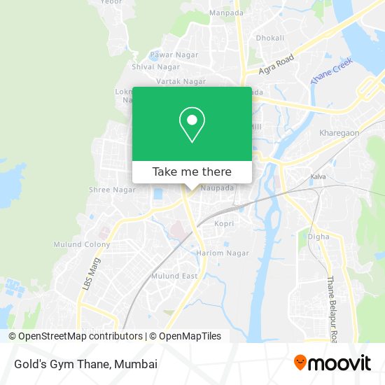 Gold's Gym Thane map