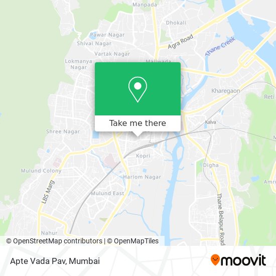 Apte Vada Pav map