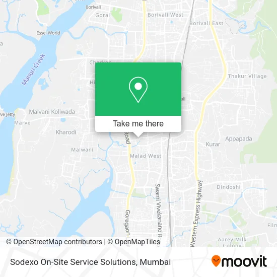 Sodexo On-Site Service Solutions map