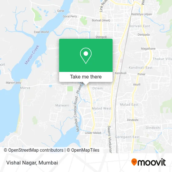How to Get to Vishal Nagar in Malad West by Bus, Metro or Train?