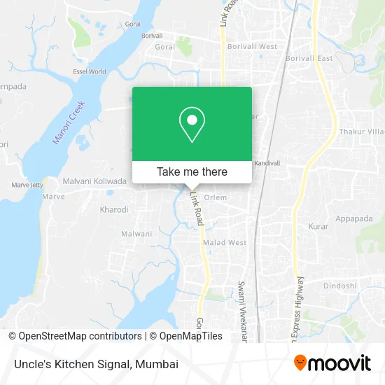 Uncle's Kitchen Signal map