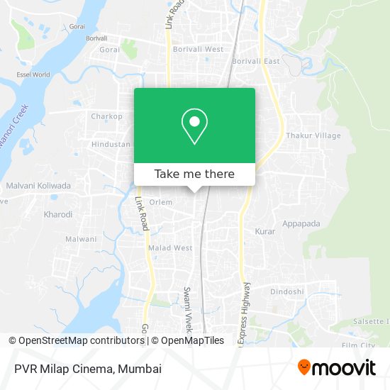 PVR Milap Cinema map