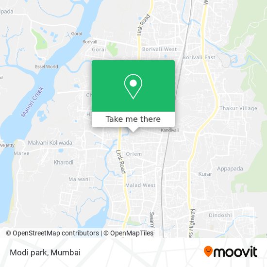 Modi park map