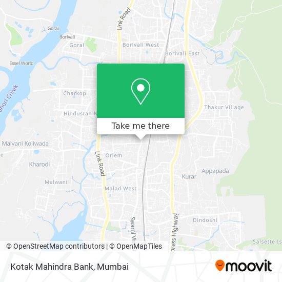 Kotak Mahindra Bank map