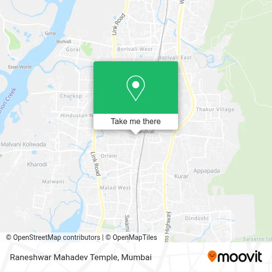 Raneshwar Mahadev Mandir map