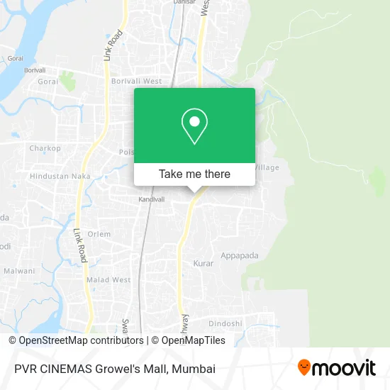 PVR CINEMAS Growel's Mall map