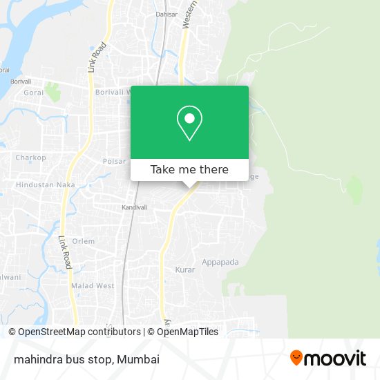 mahindra bus stop map