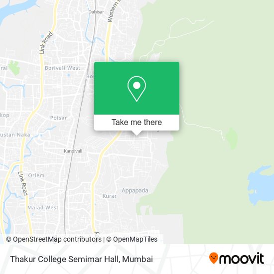 Thakur College Semimar Hall map