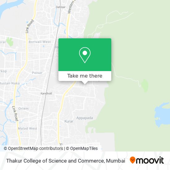 Thakur College of Science and Commerce map